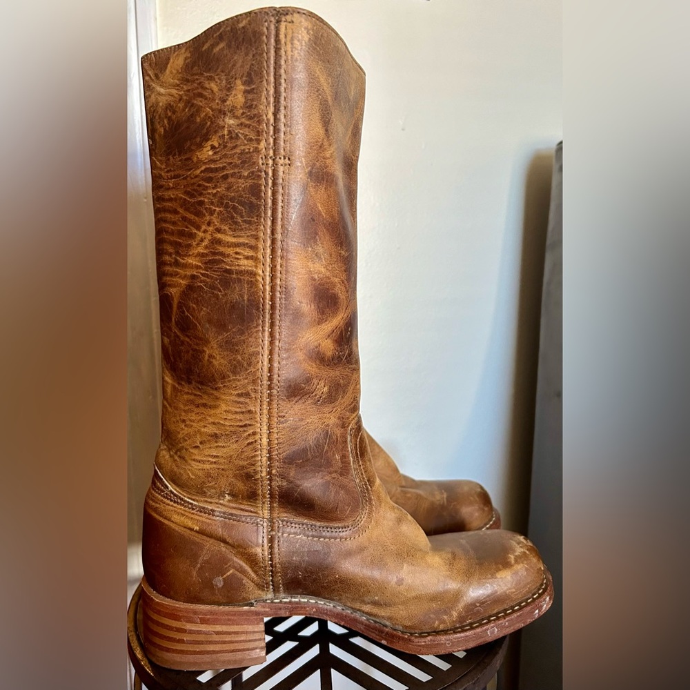 Frye Campus 14L Equestrian Cowboy Boots Size 10M Women’s
